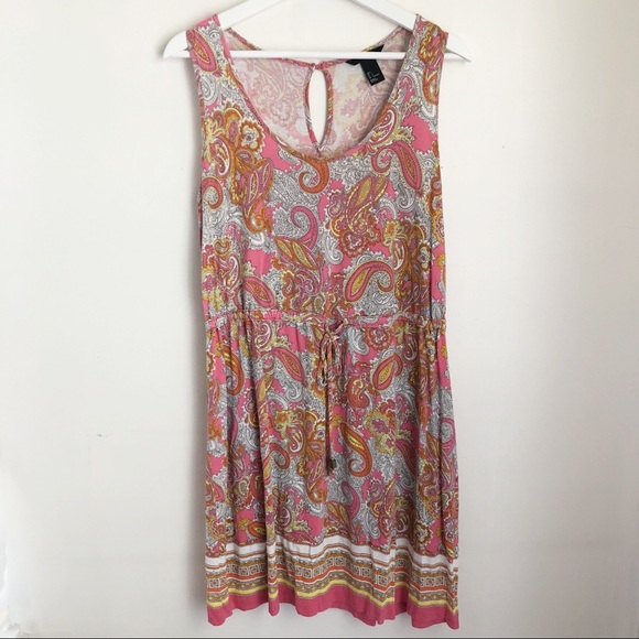 H&M Dresses & Skirts - Pink and Orange Paisley Sundress - H&M